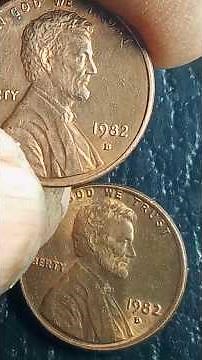 HOW TO TELL 1982 D SMALL DATE PENNY 🧐👍🤑💲#coin