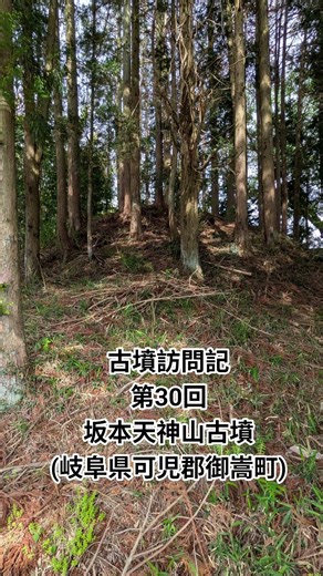 古墳訪問記 第30回 坂本天神山古墳(岐阜県可児郡御嵩町)