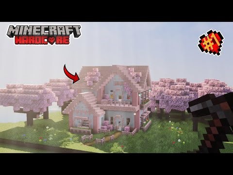 I Start My Perfect cozy Hardcore Survival Series | Minecraft Hardcore Episode 1 PE.