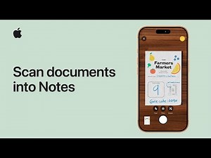 How to scan documents into Notes | Apple Support