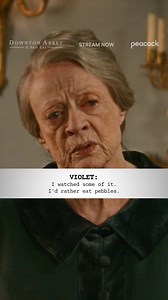 465 reactions · 57 shares | Name a more iconic Dowager Countess. I’ll wait. Stream Downton Abbey: A New Era now on Peacock. | Peacock TV | Facebook