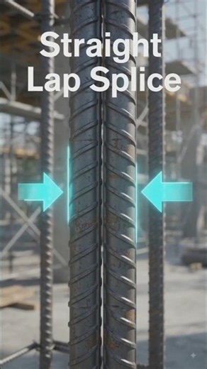 Lap Splice Methods Explained | Straight, Staggered & Coupler #CivilEngineering #Construction