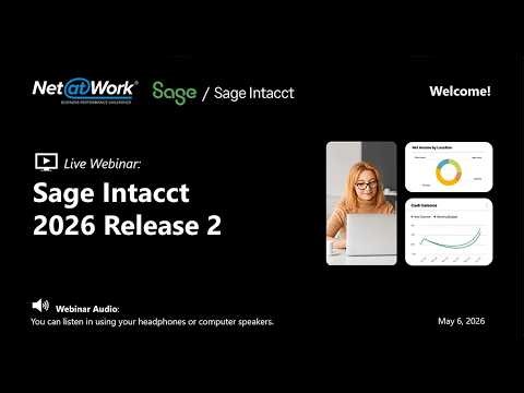 Sage Intacct 2026 Release 2 (R2): Top New Features & AI Updates