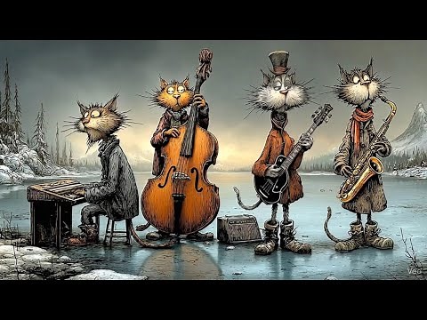 Bass-Forward Vintage Jazz – Walking Bass with Baritone & Tenor Sax