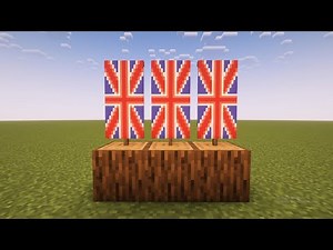 How To Make A Union Jack Banner In Minecraft