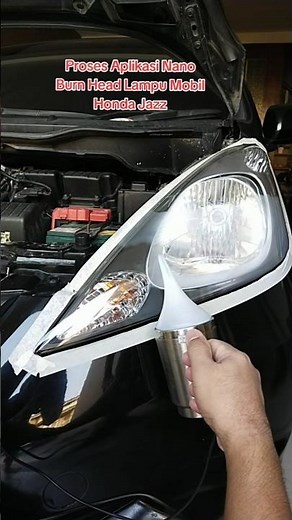 How to care for car lights 📌 Honda Jazz modification #jegescoating #carmodification #motorcyclemo...