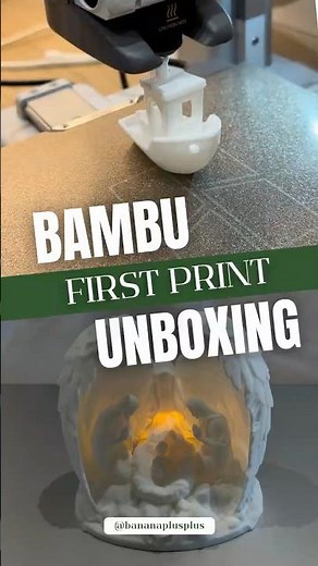 Bambu Labs A1 mini Unboxing and First Print