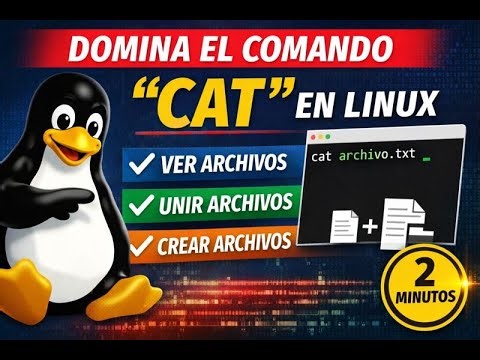 Cómo usar el comando CAT en Linux (guía rápida y clara)