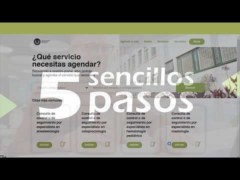 En solo 5 pasos puedes agendar tu cita médica