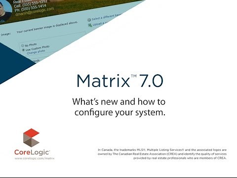 Matrix 7.0 - What's new and how to configure your system