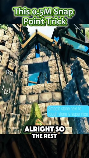 Valheim 0.5M Snap Point Trick — Build Faster & Save Materials