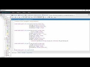 Database : Complete School Management System Database with source code.