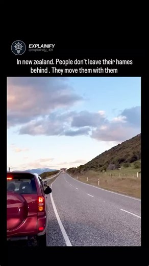 knowverse🧠 on Instagram: "In New Zealand, when some people move, they bring their house with them. 🚧🏠 Across the country, many homes are built from lightweight timber, making it possible to lift entire houses off their foundations and transport them intact across highways. Instead of tearing a house down or starting from scratch, specialized crews relocate these structures to new land, where they’re placed onto fresh foundations and reconnected to utilities. The result is a faster, more cost-
