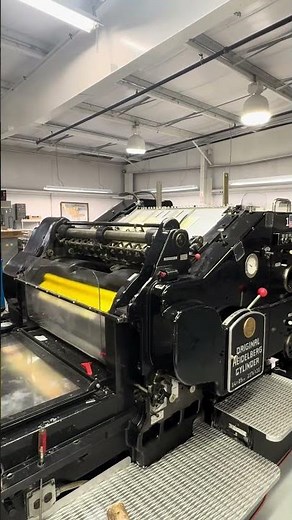 Heidelberg Cylinder Press - Omega High-Impact Print Solutions