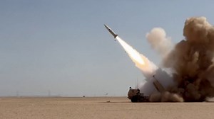 Video shows precision strike missiles used during Operation Epic Fury, a 'historic first'