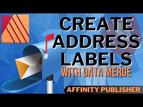 Easy And Efficient Address Label Design In Affinity Publisher!