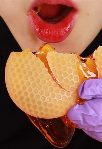 Enjoying Wax Candy ASMR Experience