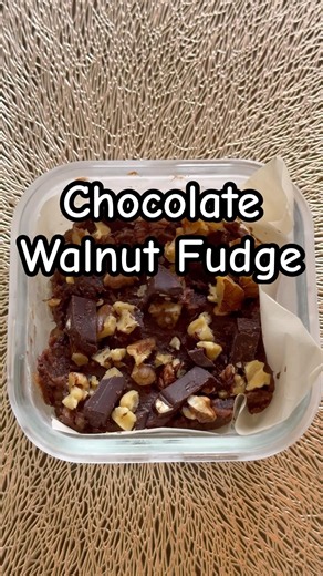 Homemade Chocolate Walnut Fudge Recipe | Rich, Tasty & Easy Dessert | No Bake Sweet Treat