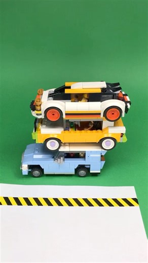 LEGO Car moc collection 🛞📦📦 3 custom models from City, Friends & Harry Potter sets #60471 #42659