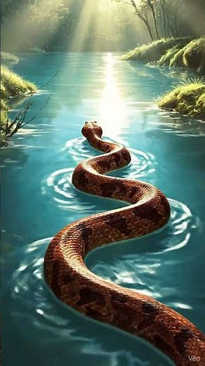 🐍 Snake in the Water 🌊 | Shocking Real Footage