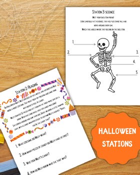 Halloween Stations: Math, ELA, Science & Social Studies
