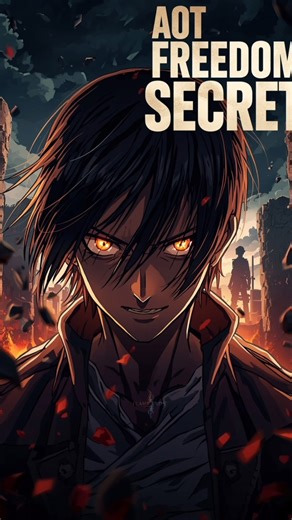 Attack on Titan में ‘Freedom’ का असली Meaning – Hidden Symbolism Explained in Hindi 🔥🗝️”