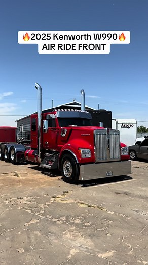2025 Kenworth W990 Factory Heavy Haul with Air Ride Front