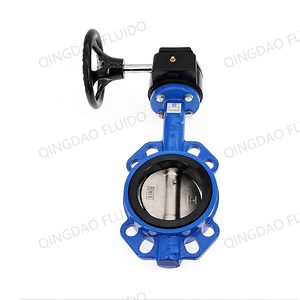 [Hot Item] DN150 Wafer Butterfly Valve Cast Iron Pn16 Seat in EPDM