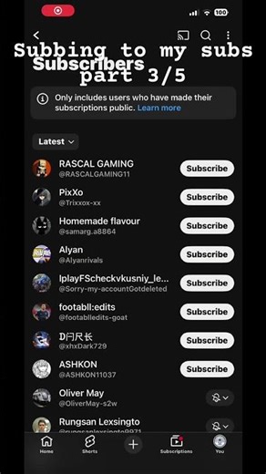 Subbing to my subs part 3/5