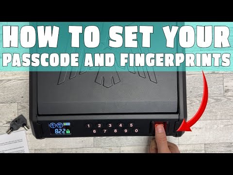 How to Program the Passcode and Set Fingerprint Unlock on the MOJOHAND Biometric Gun Safe