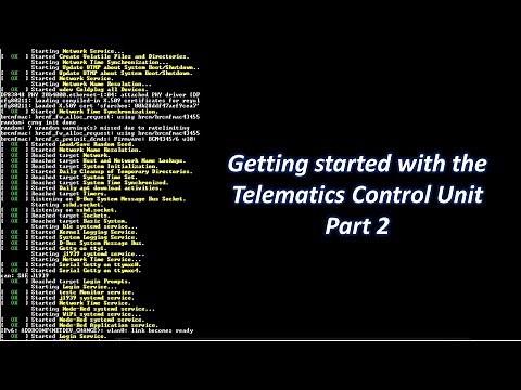 Getting started with the Telematics Control Unit – Part 2