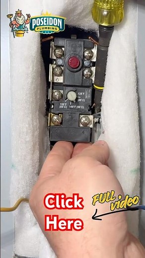 How to Fix a Broken Water Heater Thermostat #plumbing #repair #diy