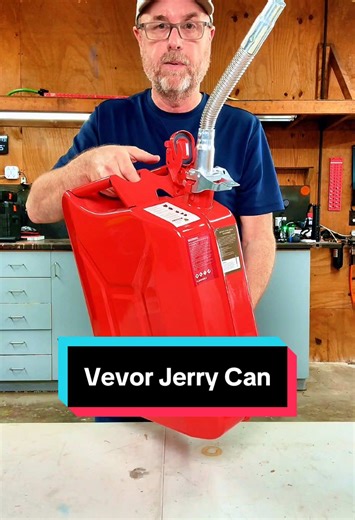 VEVOR 5.3 Gallon Jerry Can for Safe Fuel Storage