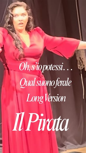 Jeanette Vecchione Donatti | I thought to add some videos of singing more than just the “high notes.” This is Bellini’s Il Pirata: “Oh, s’io potessi…Qual suono ferale”-... | Instagram