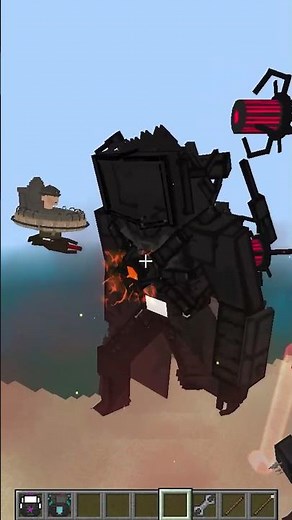 Watchman of doom mod addon in minecraft pe battle #minecraftbattle #minecraft #addonmcpe