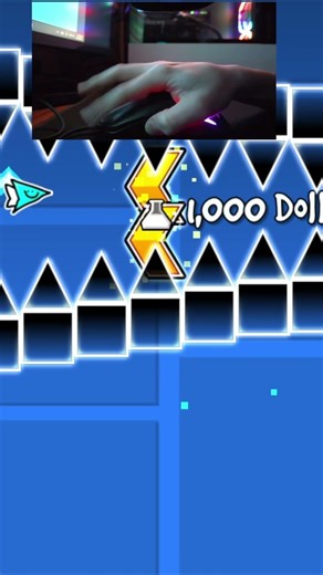 $1,000 Geometry Dash Challenge? #shorts #geometrydash
