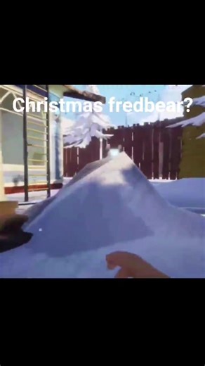 Hello Neighbor Christmas Fredbear #helloneighbor #shorts #fnaf | five nights at freddy