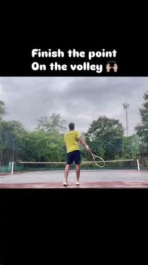 Learn Tennis: How to Volley at the Net and Finish the Point Like a Pro #tennis #tennisdrills