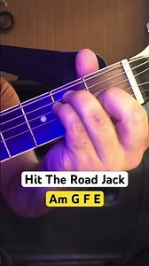 Hit The Road Jack #guitar #guitartutorial #hittheroadjack
