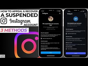 🚨 NO APPEAL BUTTON? How to Recover a Disabled/Suspended Instagram Account - 3 Methods to Appeal