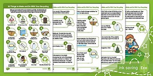 16 Things to Make and Do with Your Recycling Checklist