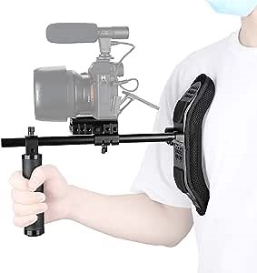 NICEYRIG Chest Mount 15mm Rig Support System for DSLR Mirrorless Camera Camcorder Steady Movie Making - 379