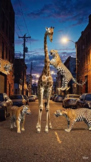 Giraffee vs tigers