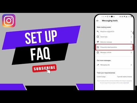 How To Set Up FAQ on Instagram