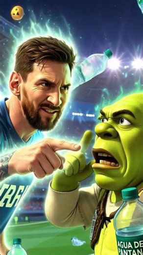 💀 SHREK AGUATERO DE MESSI TERMINA MAL (SE PICÓ TODO) 🧃🔥