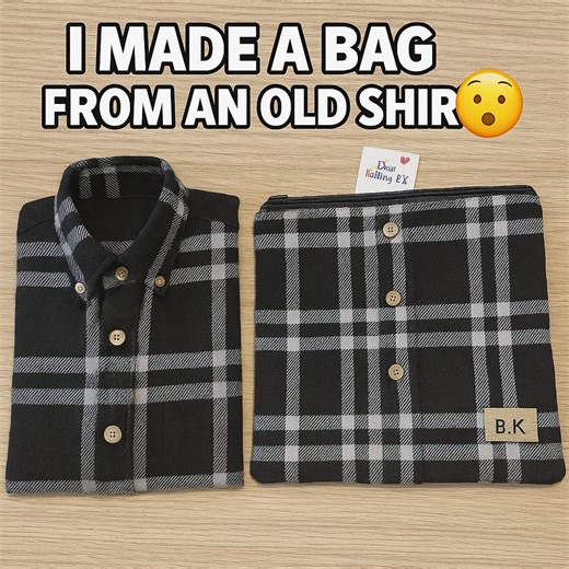 9.2K views · 67 reactions | Making a practical bag from an old shirt | Decor And Knitting | Facebook