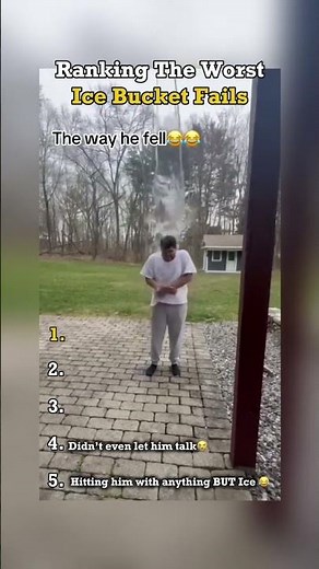 Ranking The Worst Ice Bucket Challenge Fails