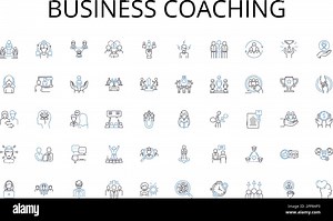 Business coaching line icons collection. Efficiency, Streamlining, Automation, Optimization, Workflow, Integration, Consolidation vector and linear Stock Vector Image & Art - Alamy