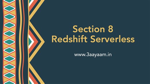 RSRT9.1 Redshift Serverless Introduction