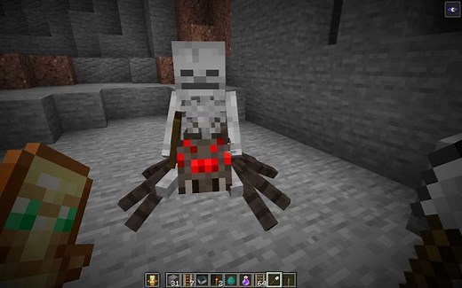 How to summon a spider jockey in Minecraft